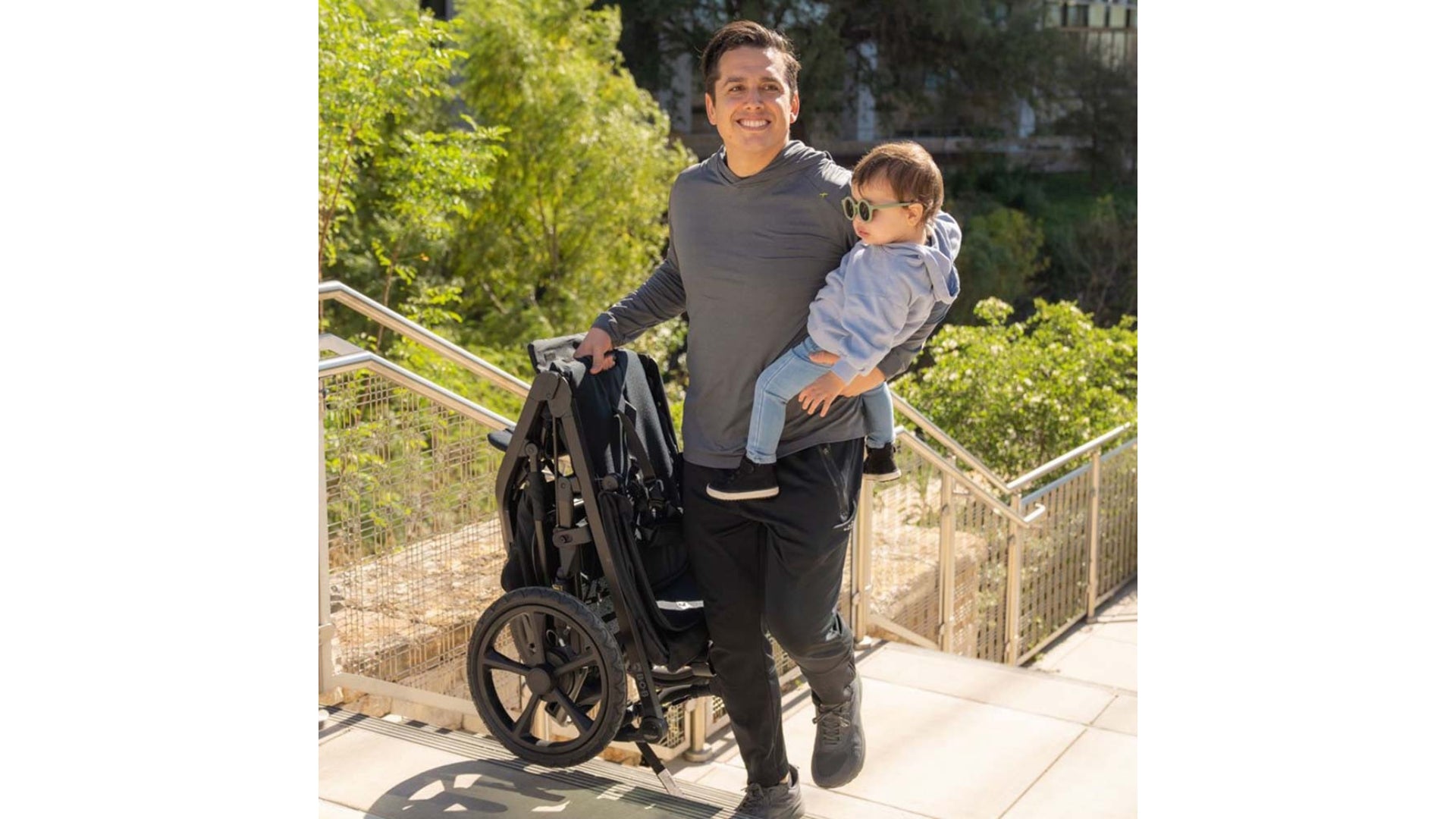 BOB Wayfinder folded and carried