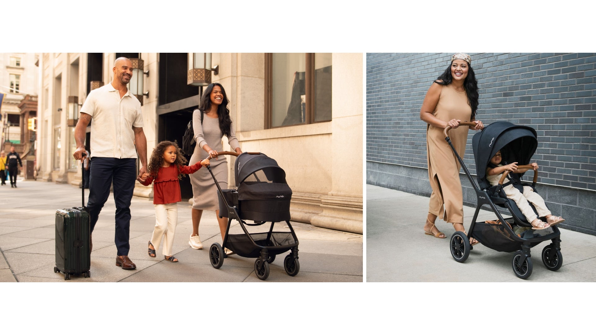 Nuna TRIV Next with Bassinet and Nuna TRIV Next with seat